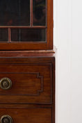 Load image into Gallery viewer, Regency Mahogany Secretaire Bookcase with Arched Cornice (c. 1820)