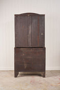 Load image into Gallery viewer, Regency Mahogany Secretaire Bookcase with Arched Cornice (c. 1820)