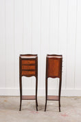 Load image into Gallery viewer, PAIR of Petite French Marquetry Side Tables