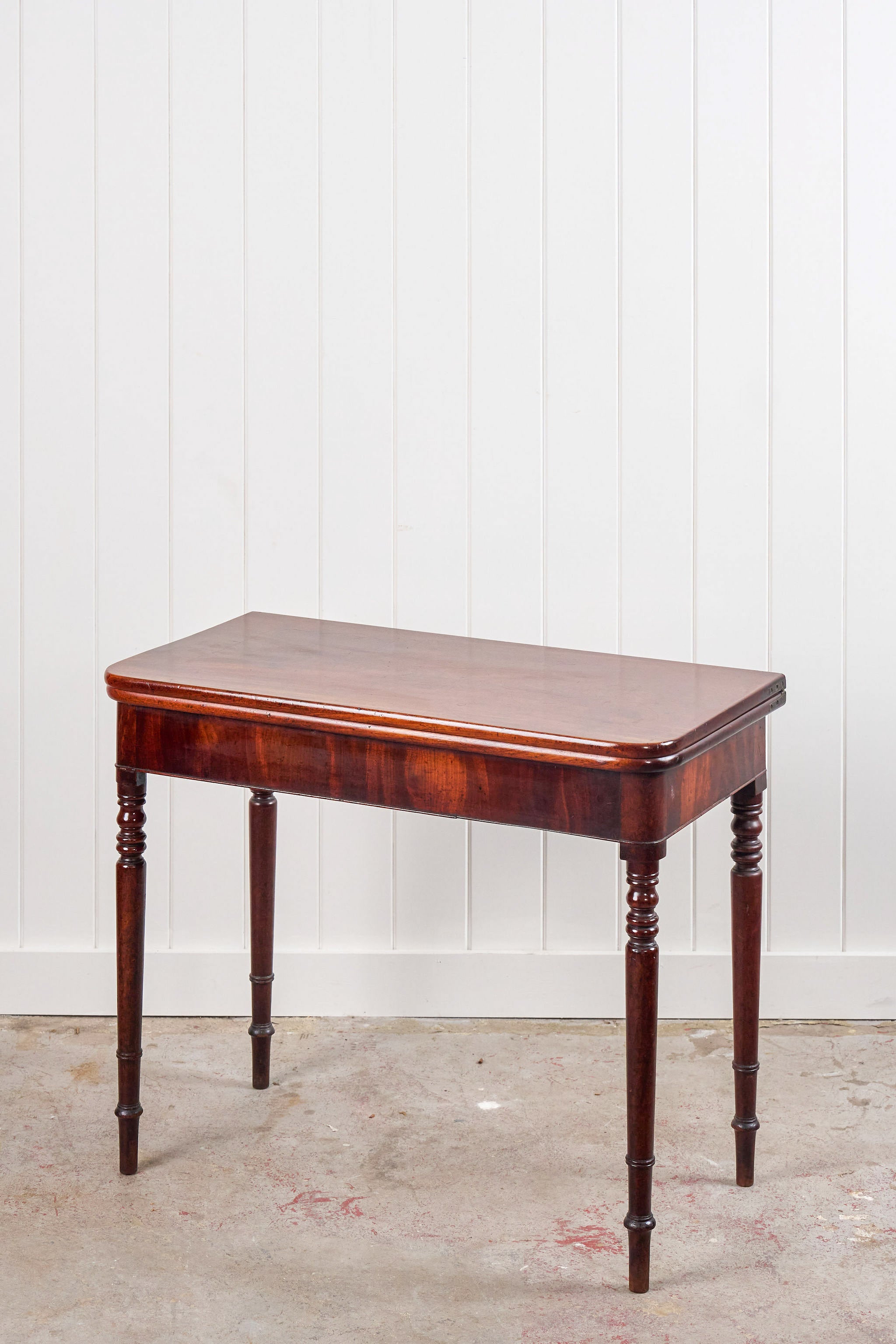 Flip Top Card/Entry Table with Cane Cut Legs