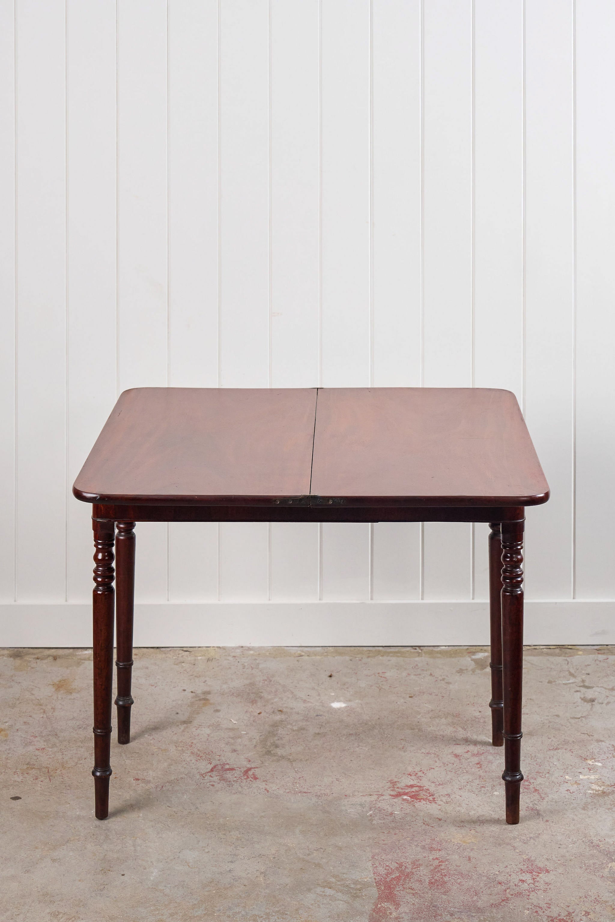 Flip Top Card/Entry Table with Cane Cut Legs