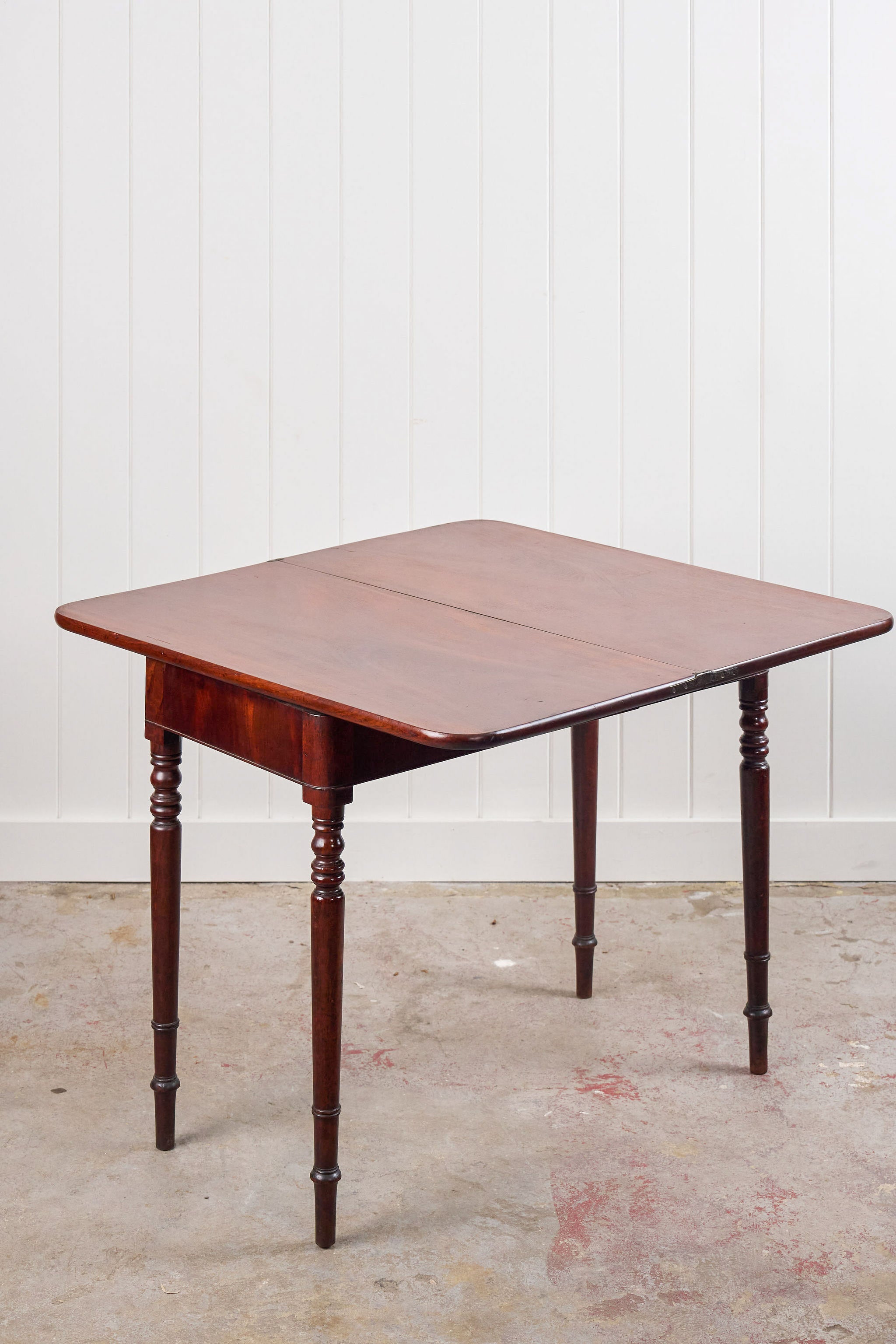 Flip Top Card/Entry Table with Cane Cut Legs