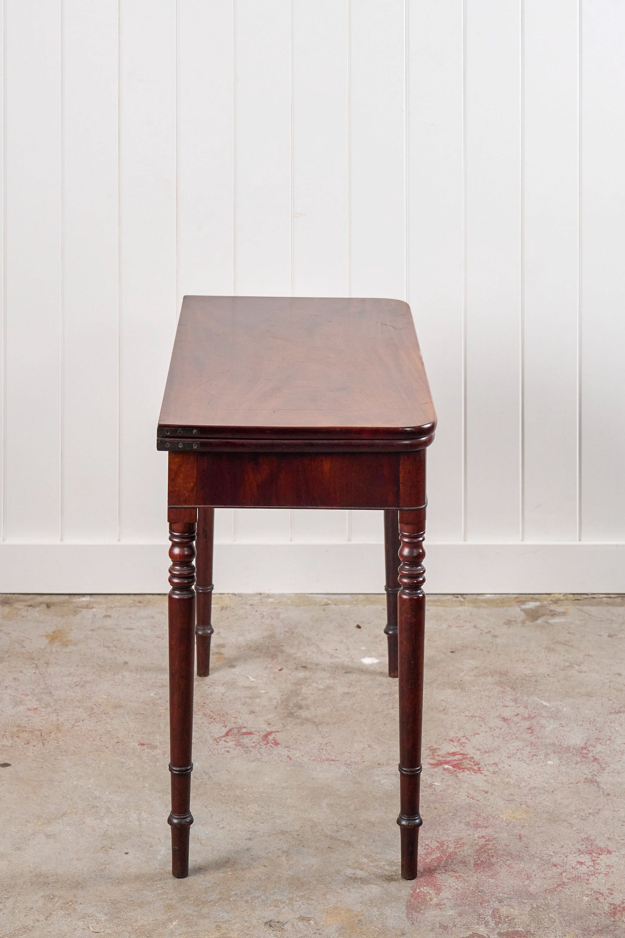 Flip Top Card/Entry Table with Cane Cut Legs