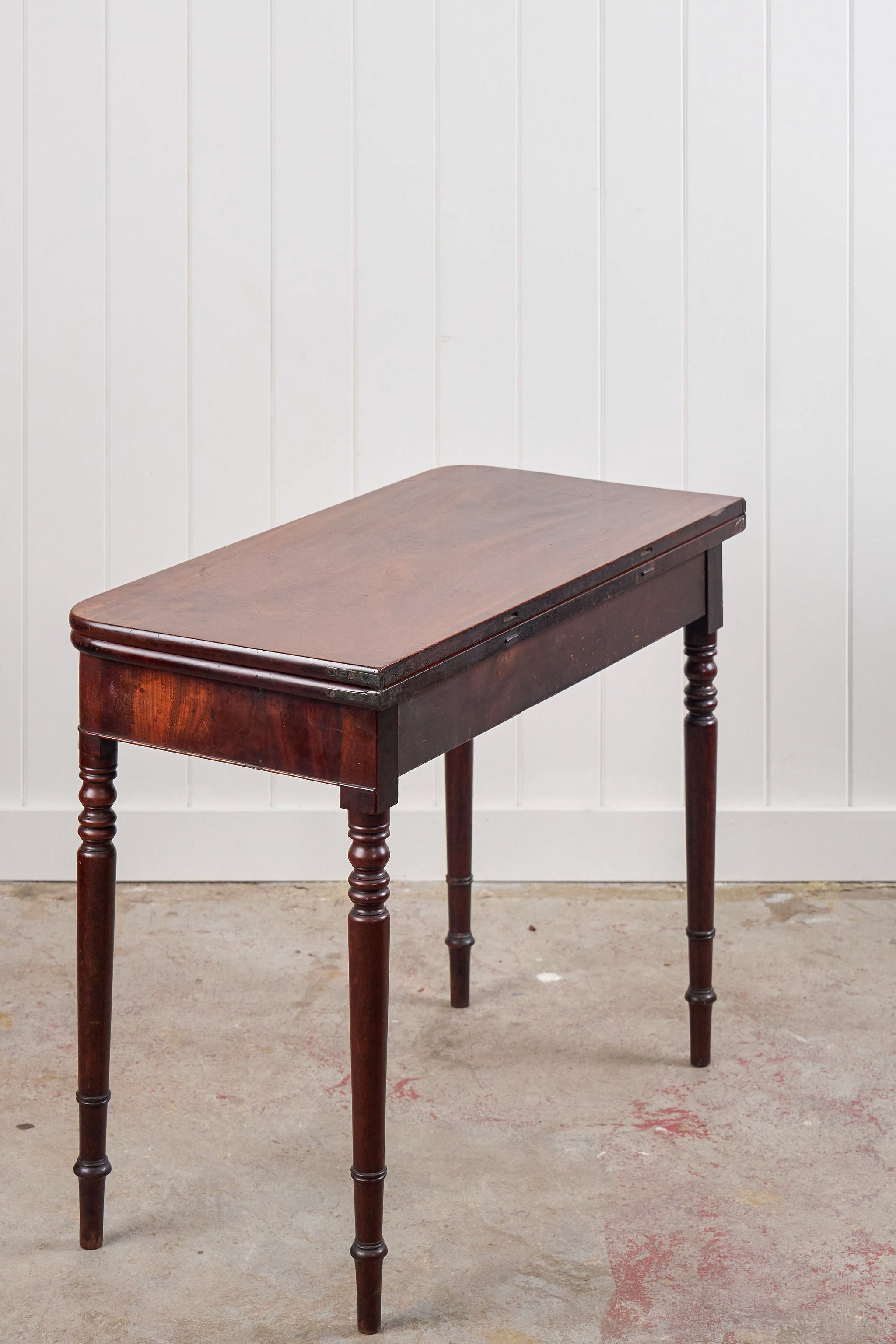Flip Top Card/Entry Table with Cane Cut Legs
