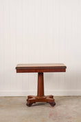 Load image into Gallery viewer, Edwardian Mahogany Card Table with New Felt