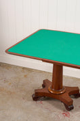 Load image into Gallery viewer, Edwardian Mahogany Card Table with New Felt