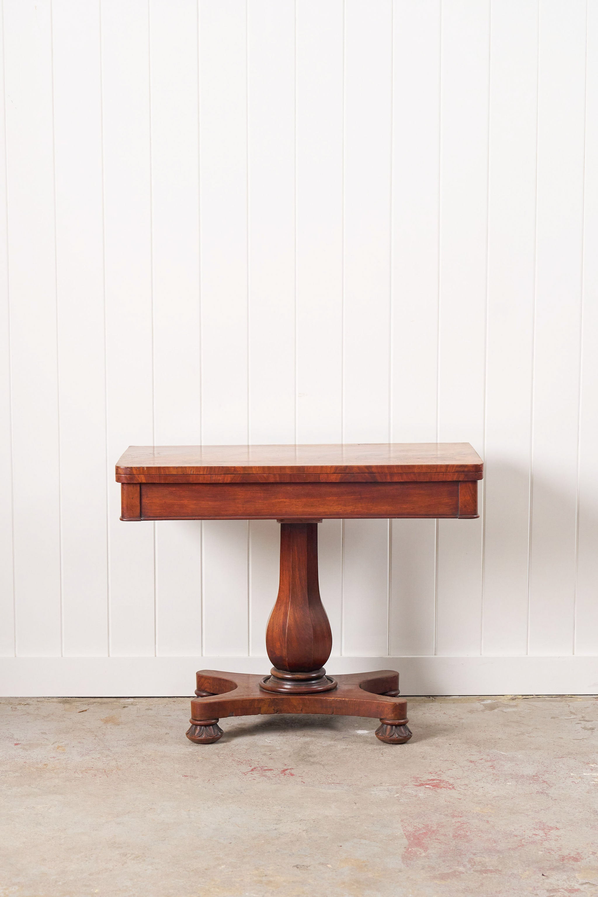 Antique English Mahogany Card Table