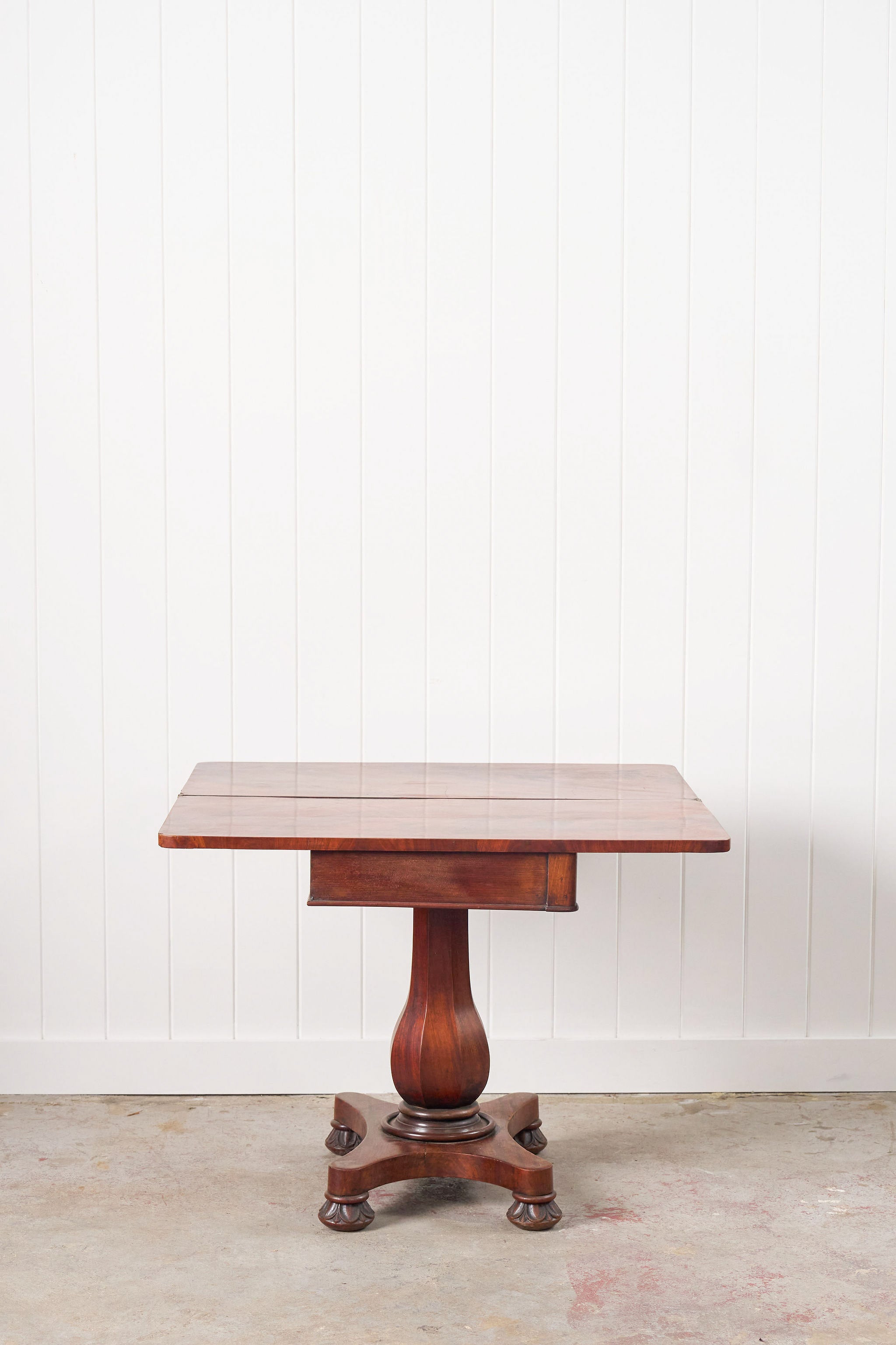 Antique English Mahogany Card Table