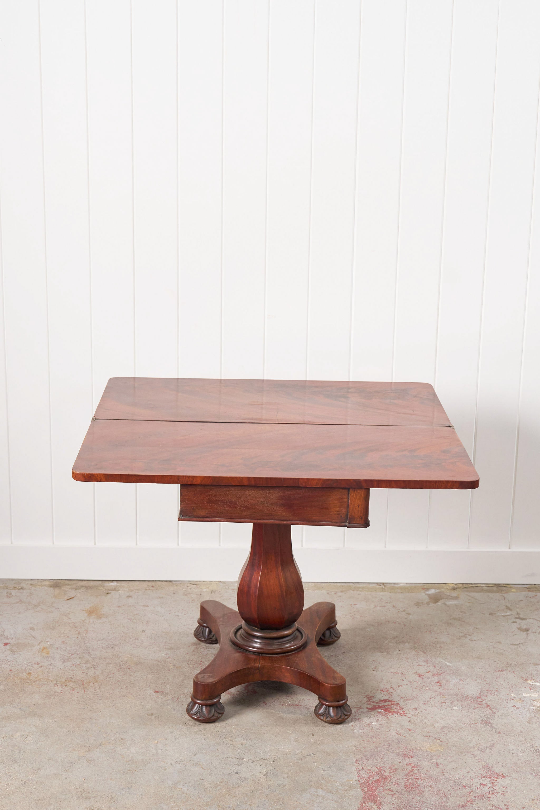 Antique English Mahogany Card Table