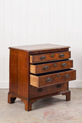 Load image into Gallery viewer, 18th Century English Walnut Bachelor’s Chest with Original Pulls + Sliding Table (c. 1740)