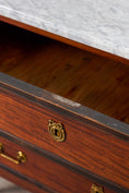 Load image into Gallery viewer, Louis XVI Period 18th Century French Commode with White Marble Top + Ebony Banding (c. 1780)