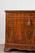 Load image into Gallery viewer, 19th Century Louis Philippe Black Marble Top Commode