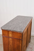 Load image into Gallery viewer, 19th Century Louis Philippe Black Marble Top Commode