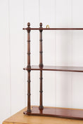 Load image into Gallery viewer, Victorian Mahogany Serpentine Wall Rack (c. 1890)