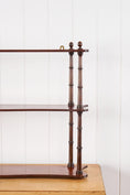 Load image into Gallery viewer, Victorian Mahogany Serpentine Wall Rack (c. 1890)