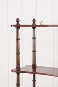 Load image into Gallery viewer, Victorian Mahogany Serpentine Wall Rack (c. 1890)