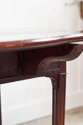 Load image into Gallery viewer, English 19th Century Mahogany Pembroke Drop Leaf Table | by Edwards & Roberts (Oxford Street, London)