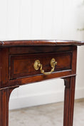 Load image into Gallery viewer, English 19th Century Mahogany Pembroke Drop Leaf Table | by Edwards & Roberts (Oxford Street, London)