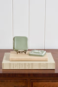 Load image into Gallery viewer, Wedgwood Sage Green Jasperware Square Box