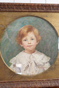 Load image into Gallery viewer, English Pastel on Paper ‘Portrait of a Young Boy’ | Signed by Bethia Mary Clarke 1904 on