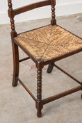 Load image into Gallery viewer, Petite Bobbin Chair with Rush Seat