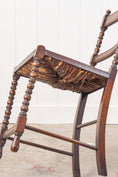 Load image into Gallery viewer, Petite Bobbin Chair with Rush Seat
