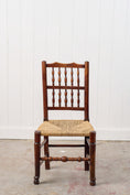 Load image into Gallery viewer, English Oak Spindle Back Chair with Rush Seat