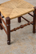 Load image into Gallery viewer, English Oak Spindle Back Chair with Rush Seat