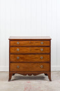 Load image into Gallery viewer, 19th Century English Mahogany 4-Drawer Chest with Ring Pulls (c. 1880)