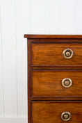 Load image into Gallery viewer, 19th Century English Mahogany 4-Drawer Chest with Ring Pulls (c. 1880)