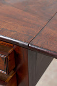 Load image into Gallery viewer, Regency 2-Drawer Pembroke Side Table With Tapered Legs On Casters (c. 1820)