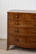 Load image into Gallery viewer, Early 19th Century Flame Mahogany with Original Knobs (c. 1825)