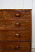 Load image into Gallery viewer, Early 19th Century Flame Mahogany with Original Knobs (c. 1825)