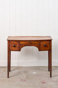 Load image into Gallery viewer, 19th Century Three Drawer Mahogany Bowfront Dressing Table