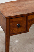 Load image into Gallery viewer, 19th Century Three Drawer Mahogany Bowfront Dressing Table