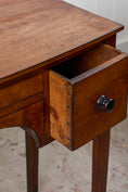 Load image into Gallery viewer, 19th Century Three Drawer Mahogany Bowfront Dressing Table