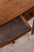 Load image into Gallery viewer, 19th Century Three Drawer Mahogany Bowfront Dressing Table