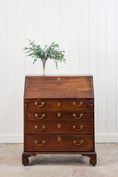 Load image into Gallery viewer, George III Mahogany Bureau with Working Key (c. 1780)