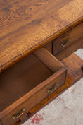 Load image into Gallery viewer, 19th Century English Oak Dresser Base/Console With Scalloped Apron