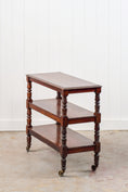 Load image into Gallery viewer, 19th Century English Mahogany Trolley on Casters