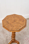 Load image into Gallery viewer, Burl Maple Octagon Table