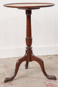 Load image into Gallery viewer, English Mahogany Side Table with Lip (c. 1880)