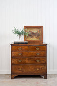 Load image into Gallery viewer, Oak Two Over Three Chest with Chippendale Pulls