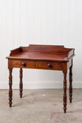 Load image into Gallery viewer, 19th Century 2-Drawer Mahogany Desk/Wash Stand