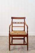 Load image into Gallery viewer, SINGLE 19th Century Ash and Elm Rush Armchair