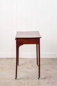 Load image into Gallery viewer, Victorian Single Drawer Side Table/Desk With Wooden Knobs