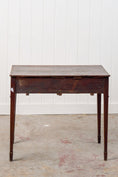 Load image into Gallery viewer, Early 19th Century Oak Three-Drawer Side Table