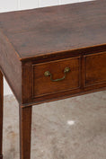 Load image into Gallery viewer, Early 19th Century Oak Three-Drawer Side Table