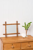 Load image into Gallery viewer, Petite Spindle Tip French Bamboo Mirror Light | No. 4