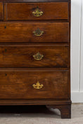 Load image into Gallery viewer, Oak Two Over Three Chest with Chippendale Pulls